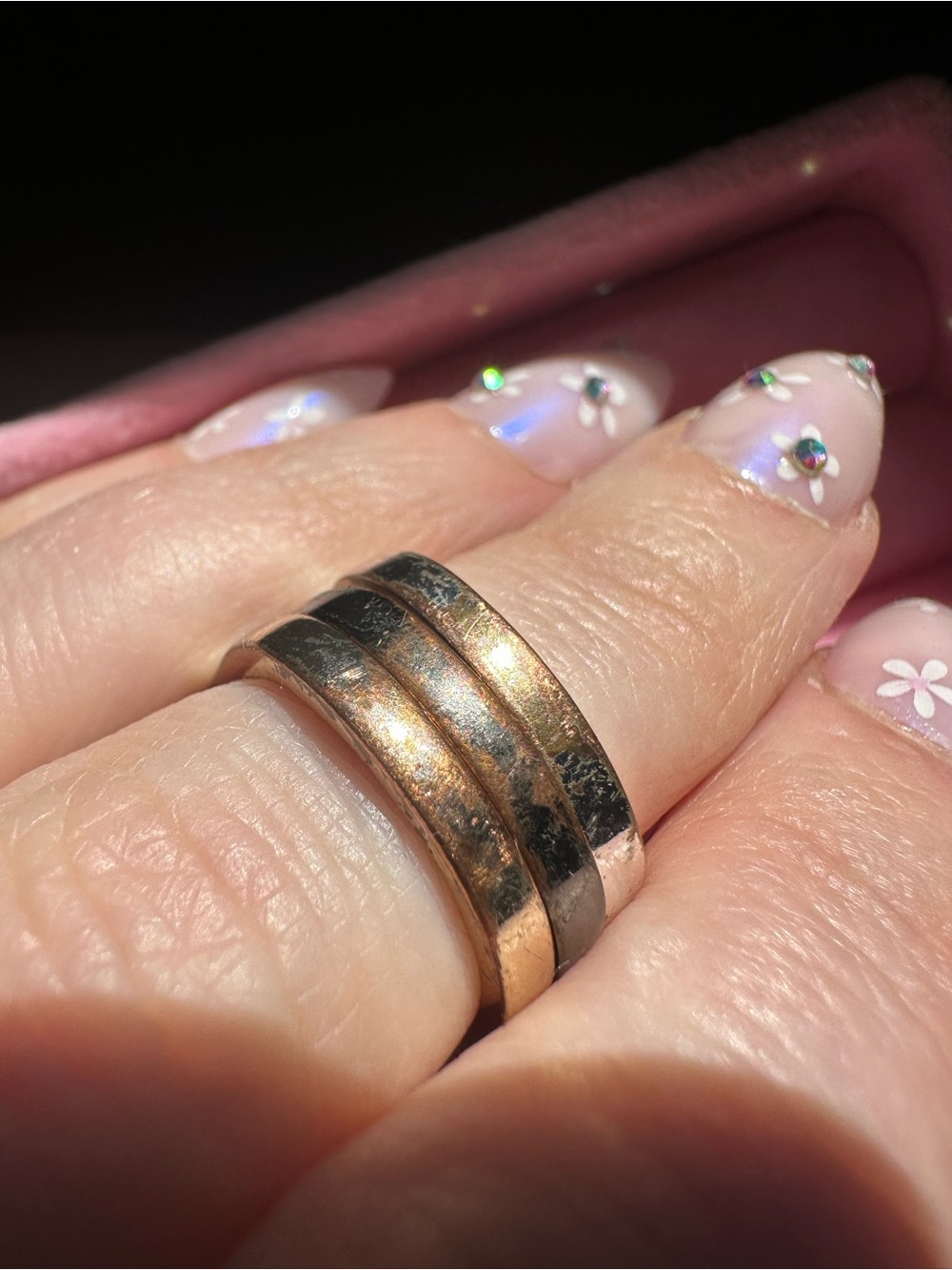 Prism • Iridescent Rhinestone Cat Ear Rings - Picture 12 of 17